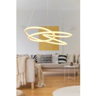 Apliqa Okasso Gold Sarkıt 140 Watt Sarkıt 3 Renkli Ledli Modern Mutfak Banyo Led Salon Sarkıt Avize