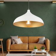 Apliqa Pera Beyaz Tekli Modern Retro Sarkıt Salon Avize