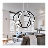 Apliqa Pietra Siyah Sarkit 56 Watt Led Avize