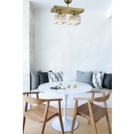 Apliqa Rivia 2'li Eskitme Plafonyer Avize