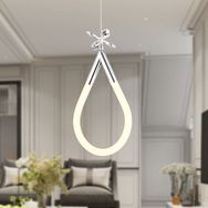 Apliqa Vojens Tekli Krom Ledli 11 Watt Kelebek Detaylı Modern Koridor Yatak Odası Salon Sarkıt Led Avize