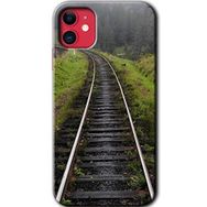 Apple iPhone 12 Mini Tren Yolu Baskılı Uyumlu Silikon Kılıf