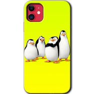 Apple iPhone 12 Penguenler Baskılı Uyumlu Silikon Kılıf
