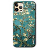 Apple iPhone 12 Pro Almond Blossom Baskılı Uyumlu Silikon Kılıf