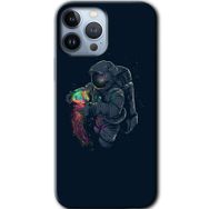 Apple iPhone 12 Pro Astronot Kıyafeti Baskılı Uyumlu Silikon Kılıf