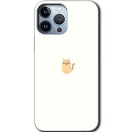 Apple iPhone 12 Pro Cat Minimalism Baskılı Uyumlu Silikon Kılıf