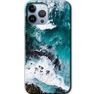 Apple iPhone 12 Pro Deniz Kıyısı Baskılı Uyumlu Silikon Kılıf