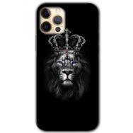 Apple iPhone 12 Pro King Lion Baskılı Uyumlu Silikon Kılıf