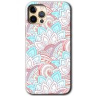 Apple iPhone 12 Pro Max Çin Mandala 1 Baskılı Uyumlu Silikon Kılıf