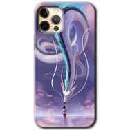 Apple iPhone 12 Pro Max Dragon Snake Baskılı Uyumlu Silikon Kılıf