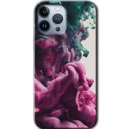 Apple iPhone 12 Pro Max Liquid Cloud Baskılı Uyumlu Silikon Kılıf