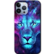 Apple iPhone 12 Pro Neon Lion Baskılı Uyumlu Silikon Kılıf