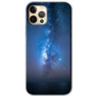 Apple iPhone 12 Pro Samanyolu Baskılı Uyumlu Silikon Kılıf