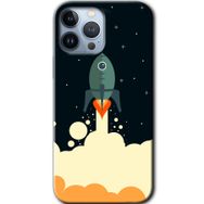 Apple iPhone 12 Pro Space Smoke Baskılı Uyumlu Silikon Kılıf
