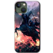 Apple iPhone 13 Bloodhorne Baskılı Uyumlu Silikon Kılıf