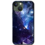 Apple iPhone 13 Galaksi Baskılı Uyumlu Silikon Kılıf