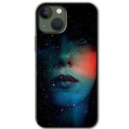 Apple iPhone 13 Karanlık Kadın Baskılı Uyumlu Silikon Kılıf