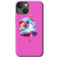 Apple iPhone 13 Uzay Başlığı Baskılı Uyumlu Silikon Kılıf
