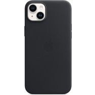 Apple iPhone 14 Plus Leather Magsafe Mıdnight Telefon Kılıfı