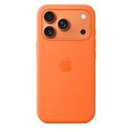 Apple iPhone 17 Pro MagSafe Silikon Turuncu Kılıf