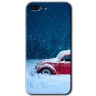 Apple iPhone 7 Plus Karlı Vosvos Baskılı Uyumlu Silikon Kılıf