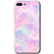 Apple iPhone 7 Plus Pembe Duman Baskılı Uyumlu Silikon Kılıf