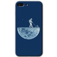 Apple iPhone 7 Plus Uzay İşçisi Baskılı Uyumlu Silikon Kılıf