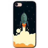 Apple iPhone 7 Space Smoke Baskılı Uyumlu Silikon Kılıf