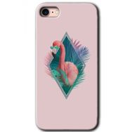 Apple iPhone 8 Flamingo Baskılı Uyumlu Silikon Kılıf