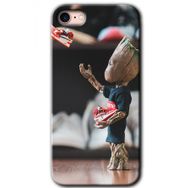 Apple iPhone 8 I am Groot Baskılı Uyumlu Silikon Kılıf