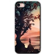 Apple iPhone 8 Yalnız Savaşcı Baskılı Uyumlu Silikon Kılıf