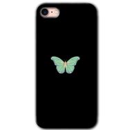 Apple iPhone SE 2020 Butterfly Tree Baskılı Uyumlu Silikon Kılıf