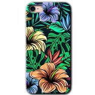 Apple iPhone SE 2020 Hibiscus Flowers Baskılı Uyumlu Silikon Kılıf