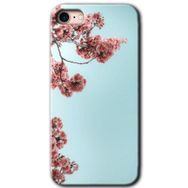 Apple iPhone SE 2022 Japon Çiçeği Baskılı Uyumlu Silikon Kılıf