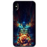 Apple iPhone X Ballı Baykuş Baskılı Uyumlu Silikon Kılıf