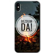 Apple iPhone X Bezdum Da Baskılı Uyumlu Silikon Kılıf