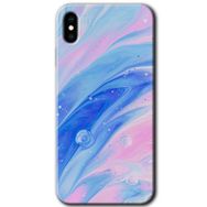 Apple iPhone X Blur Lights Baskılı Uyumlu Silikon Kılıf