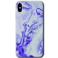 Apple iPhone X Cranny Liquid Wall Baskılı Uyumlu Silikon Kılıf