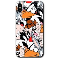 Apple iPhone X Karakterler Baskılı Uyumlu Silikon Kılıf