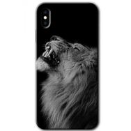 Apple iPhone X Lion Baskılı Uyumlu Silikon Kılıf