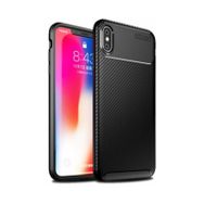 Apple Iphone X Negro Karbon-Siyah Silikon Kılıf