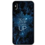 Apple iPhone X Stars Wallpaper Baskılı Uyumlu Silikon Kılıf