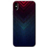 Apple iPhone XS Abstract 4 Baskılı Uyumlu Silikon Kılıf