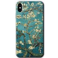 Apple iPhone XS Almond Blossom Baskılı Uyumlu Silikon Kılıf