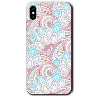Apple iPhone XS Çin Mandala 1 Baskılı Uyumlu Silikon Kılıf