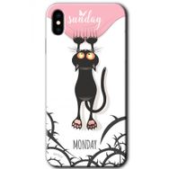 Apple iPhone XS Dark Sunday Baskılı Uyumlu Silikon Kılıf