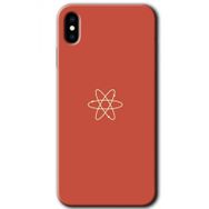 Apple iPhone XS Max Atom Baskılı Uyumlu Silikon Kılıf
