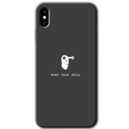 Apple iPhone XS Max Headshot Baskılı Uyumlu Silikon Kılıf