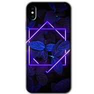 Apple iPhone XS Mekanik Yaprak 5 Baskılı Uyumlu Silikon Kılıf