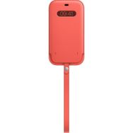 Apple MHYF3ZM/A iPhone 12 Pro Max İçin Magsafe Özellikli Pembe Greyfurt Deri Zarf Kılıf
